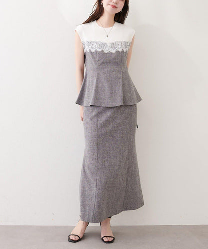 natural couture 裹身式緊身半身裙