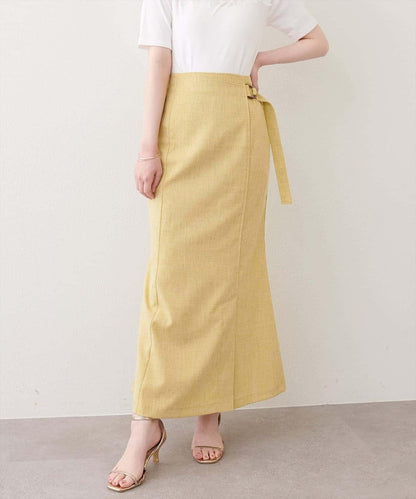 natural couture 裹身式緊身半身裙