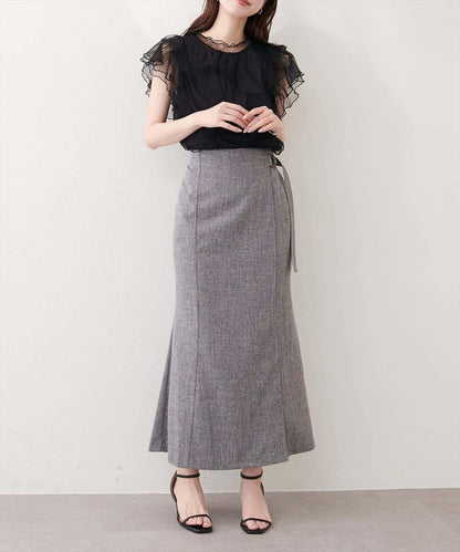 natural couture 裹身式緊身半身裙