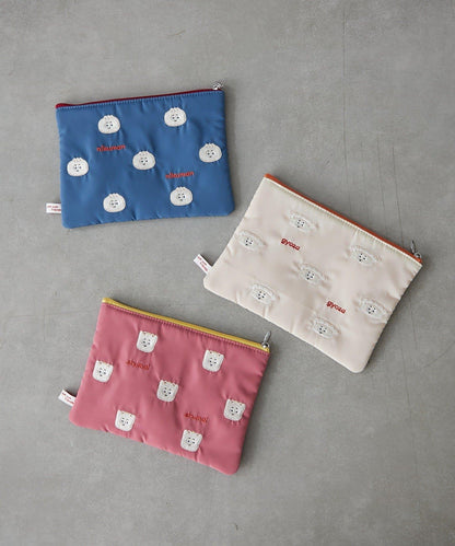 YUM YUM FRIENDS 刺繡化妝包