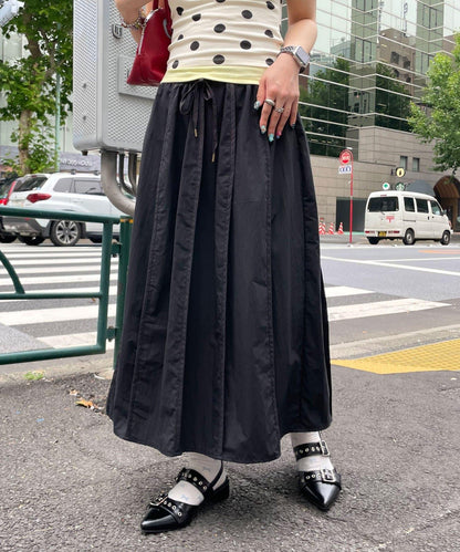 繭型中長半身裙