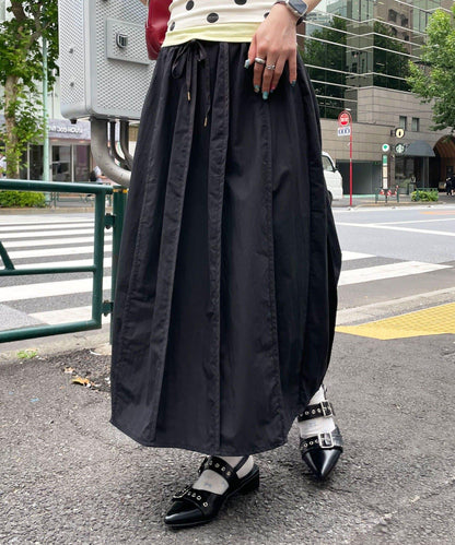 繭型中長半身裙