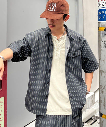 條紋牛仔襯衫