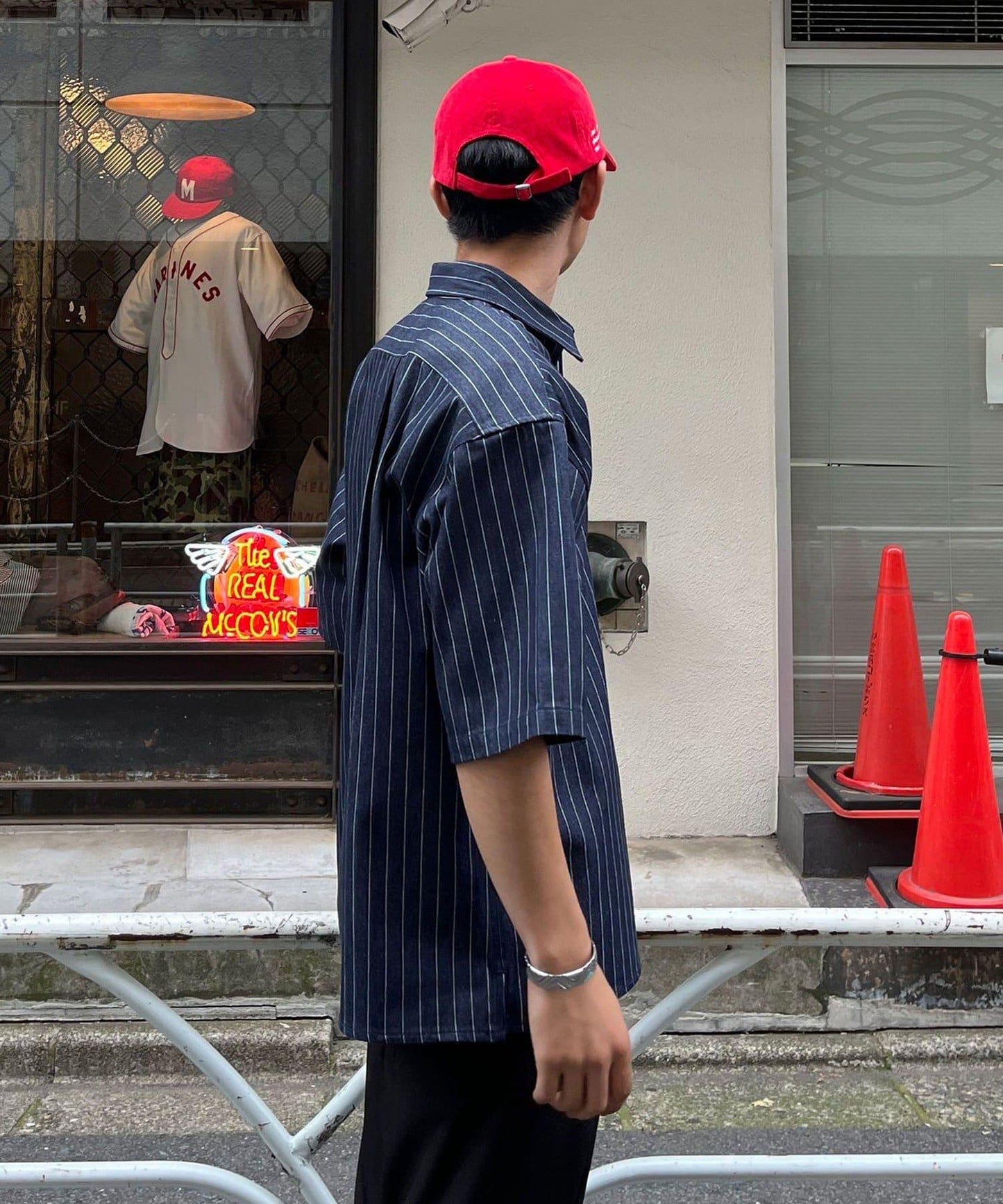 條紋牛仔襯衫