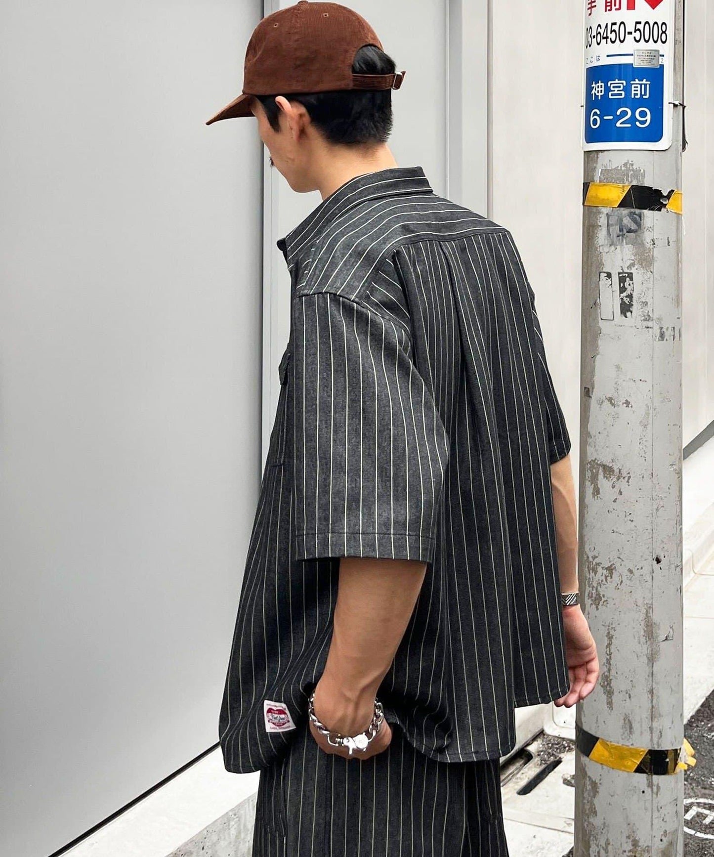 條紋牛仔襯衫