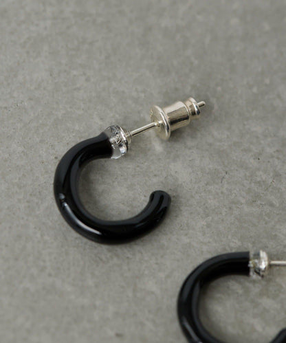 Leme.×2.718 玻璃圓環耳環