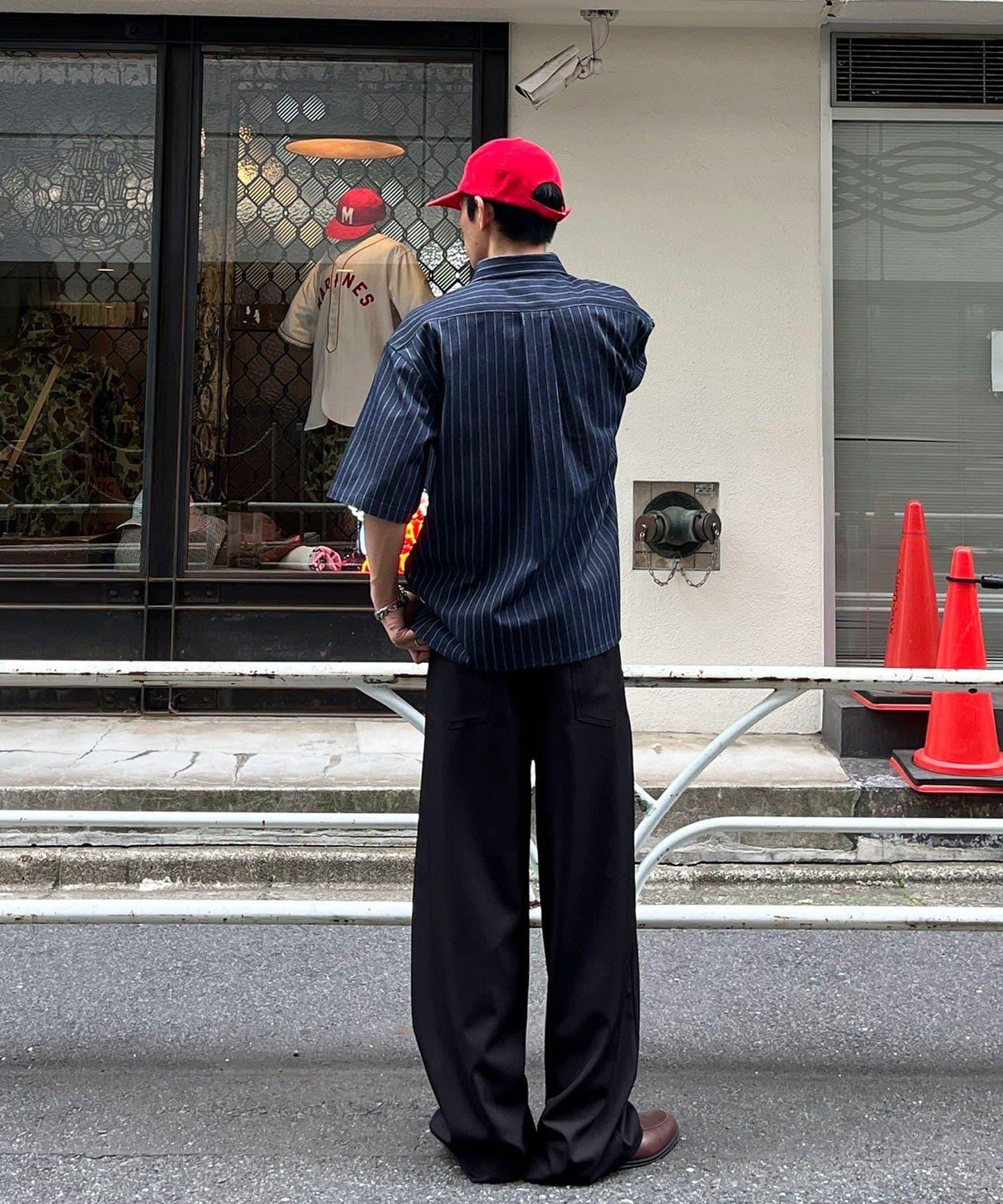 條紋牛仔襯衫