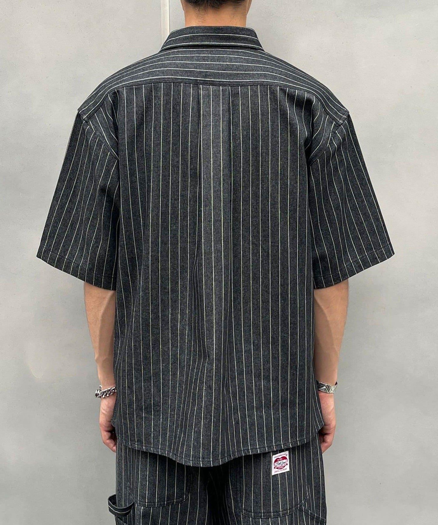 條紋牛仔襯衫