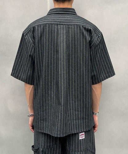 條紋牛仔襯衫