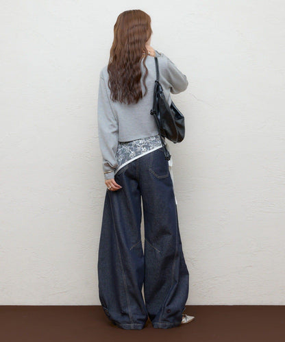 撞色開襟日常針織開衫