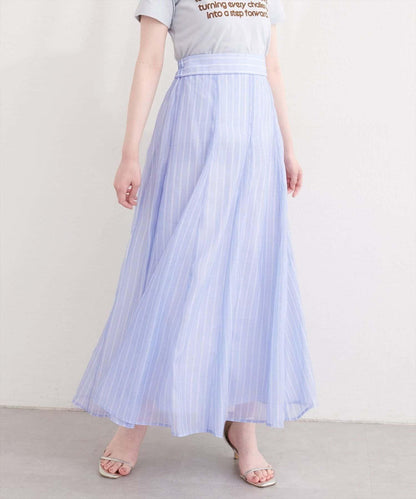 natural couture 鏤空印花半身裙