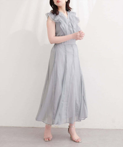 natural couture 鏤空印花半身裙