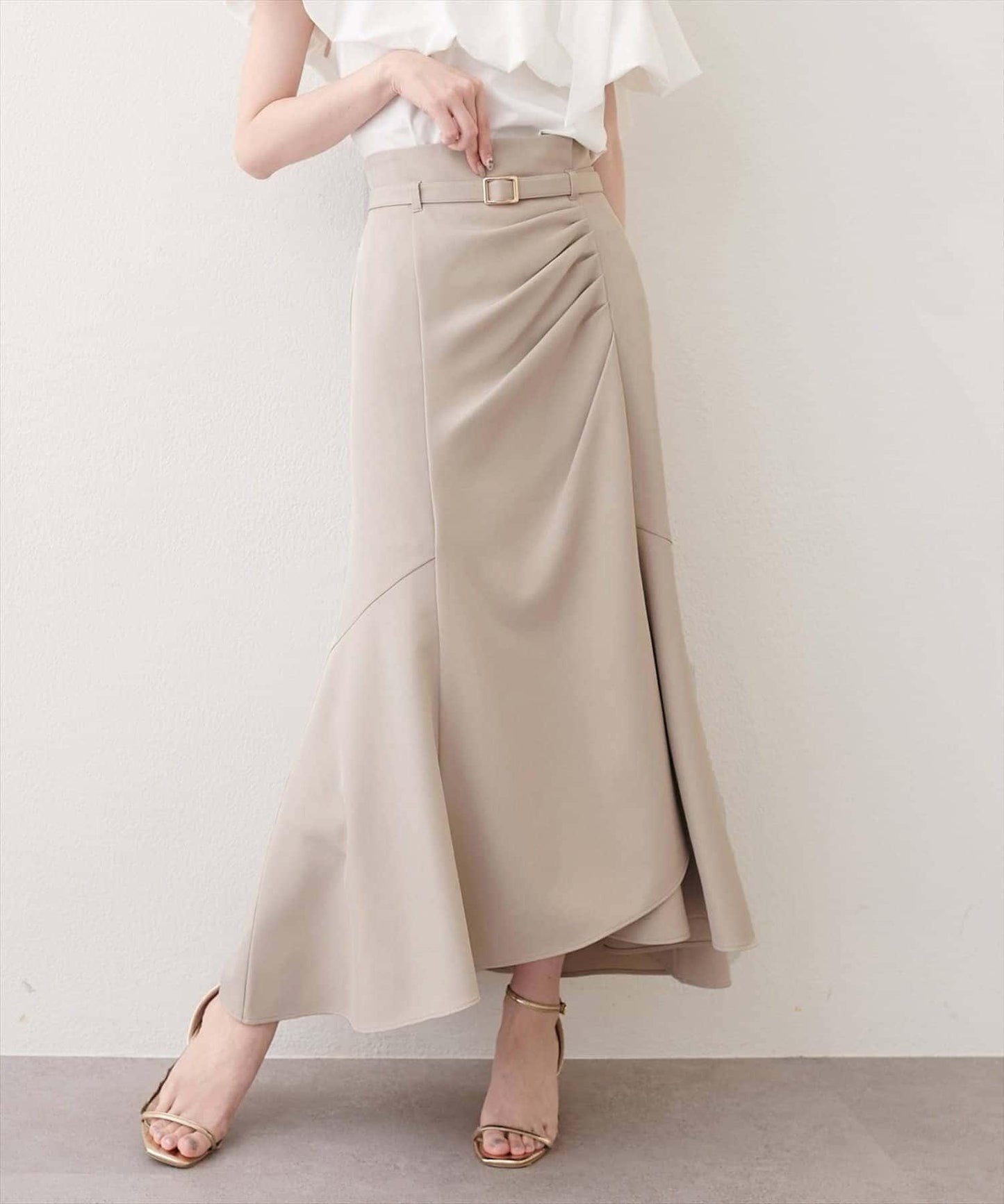 natural couture 垂墜設計美人魚半身裙