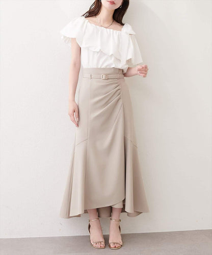 natural couture 垂墜設計美人魚半身裙