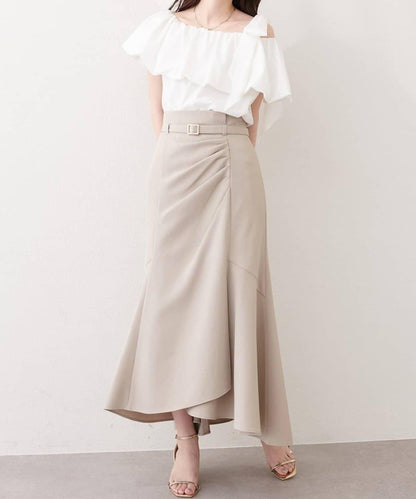 natural couture 垂墜設計美人魚半身裙