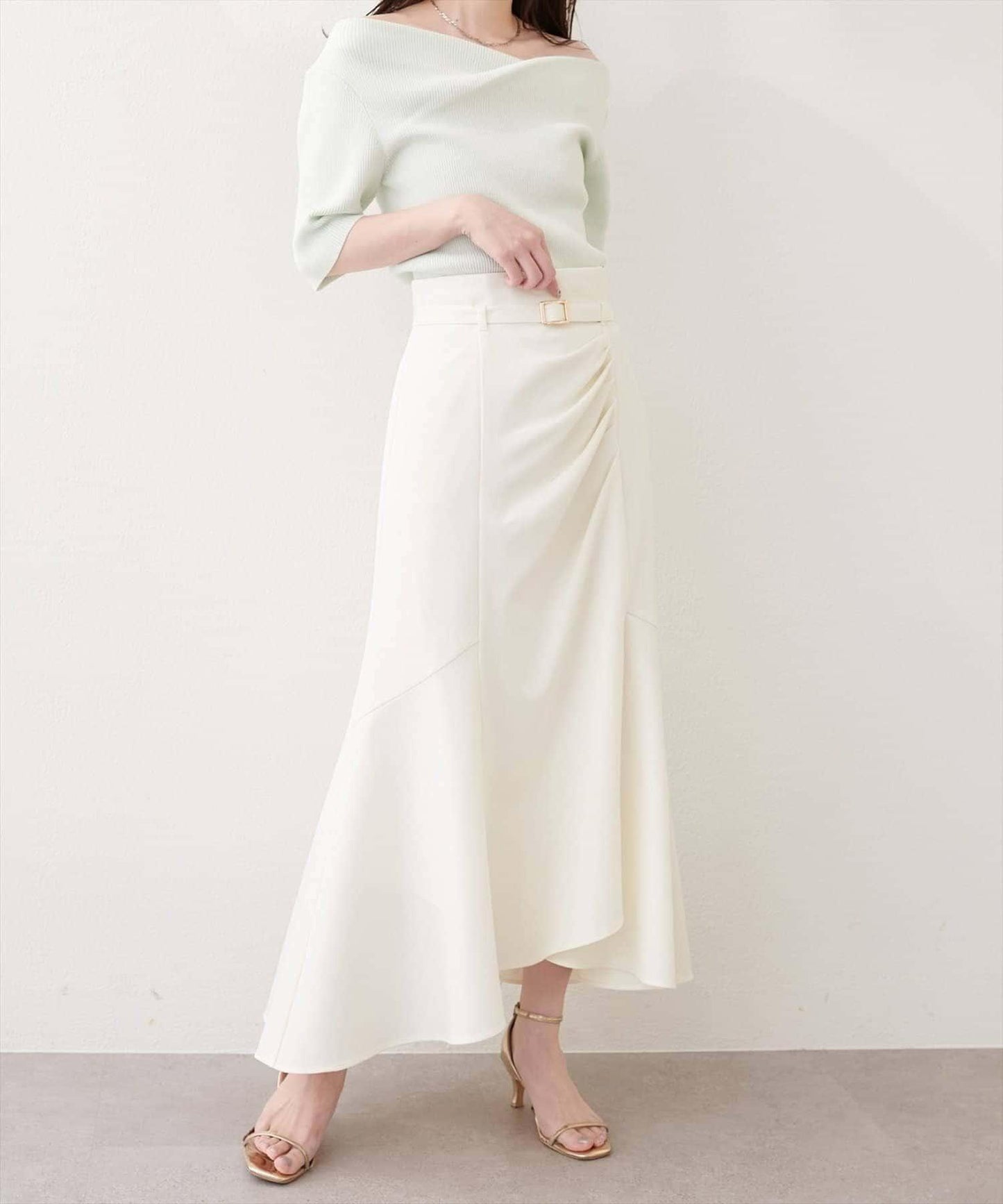 natural couture 垂墜設計美人魚半身裙