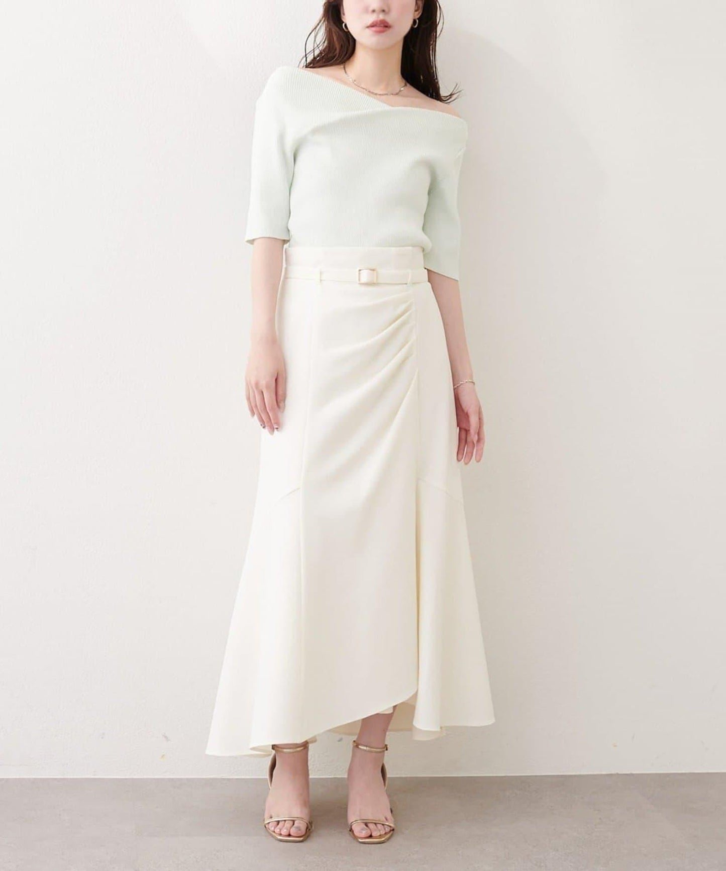 natural couture 垂墜設計美人魚半身裙