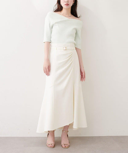 natural couture 垂墜設計美人魚半身裙