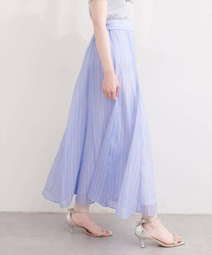 natural couture 鏤空印花半身裙