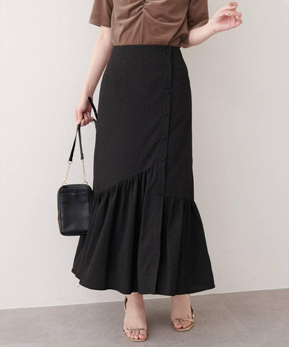 natural couture 前排扣美人魚半身裙