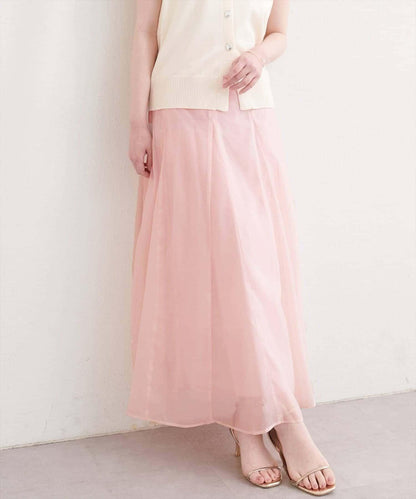 natural couture 鏤空印花半身裙