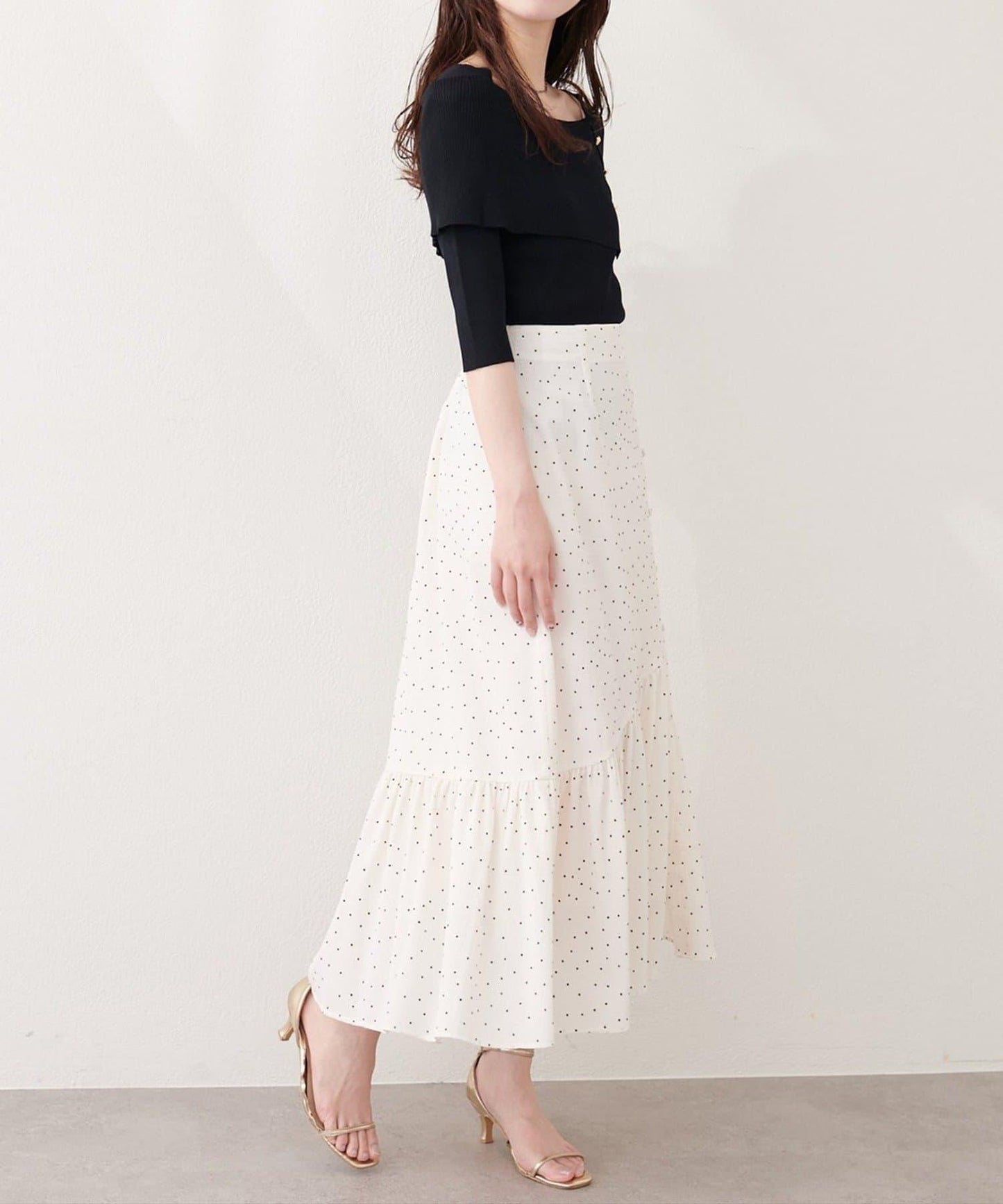 natural couture 前排扣美人魚半身裙