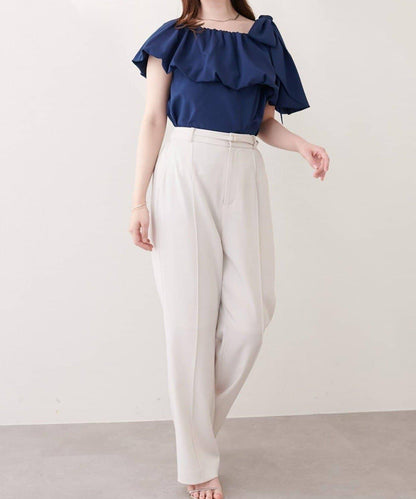 natural couture 多穿法露肩泡泡袖上衣