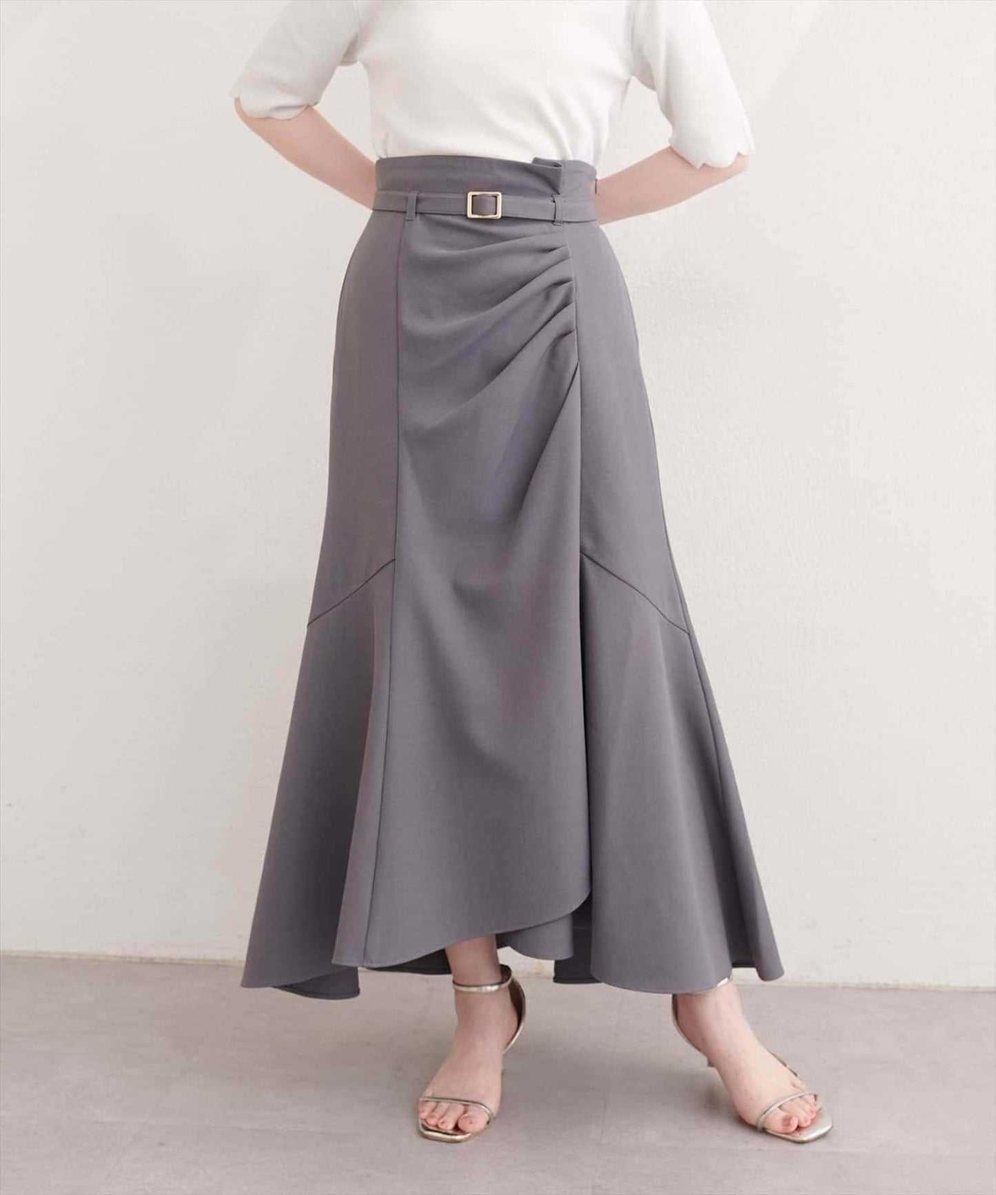 natural couture 垂墜設計美人魚半身裙