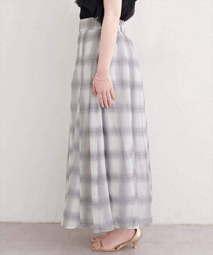 natural couture 鏤空印花半身裙