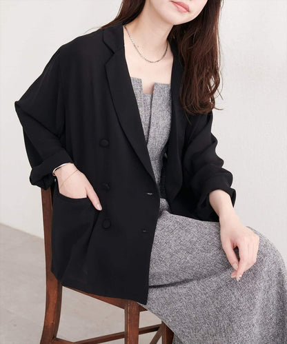 natural couture 附腰帶透視夾克
