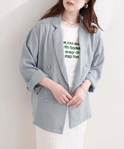 natural couture 附腰帶透視夾克