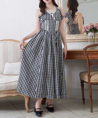 Belle Charme 掛脖長款連衣裙