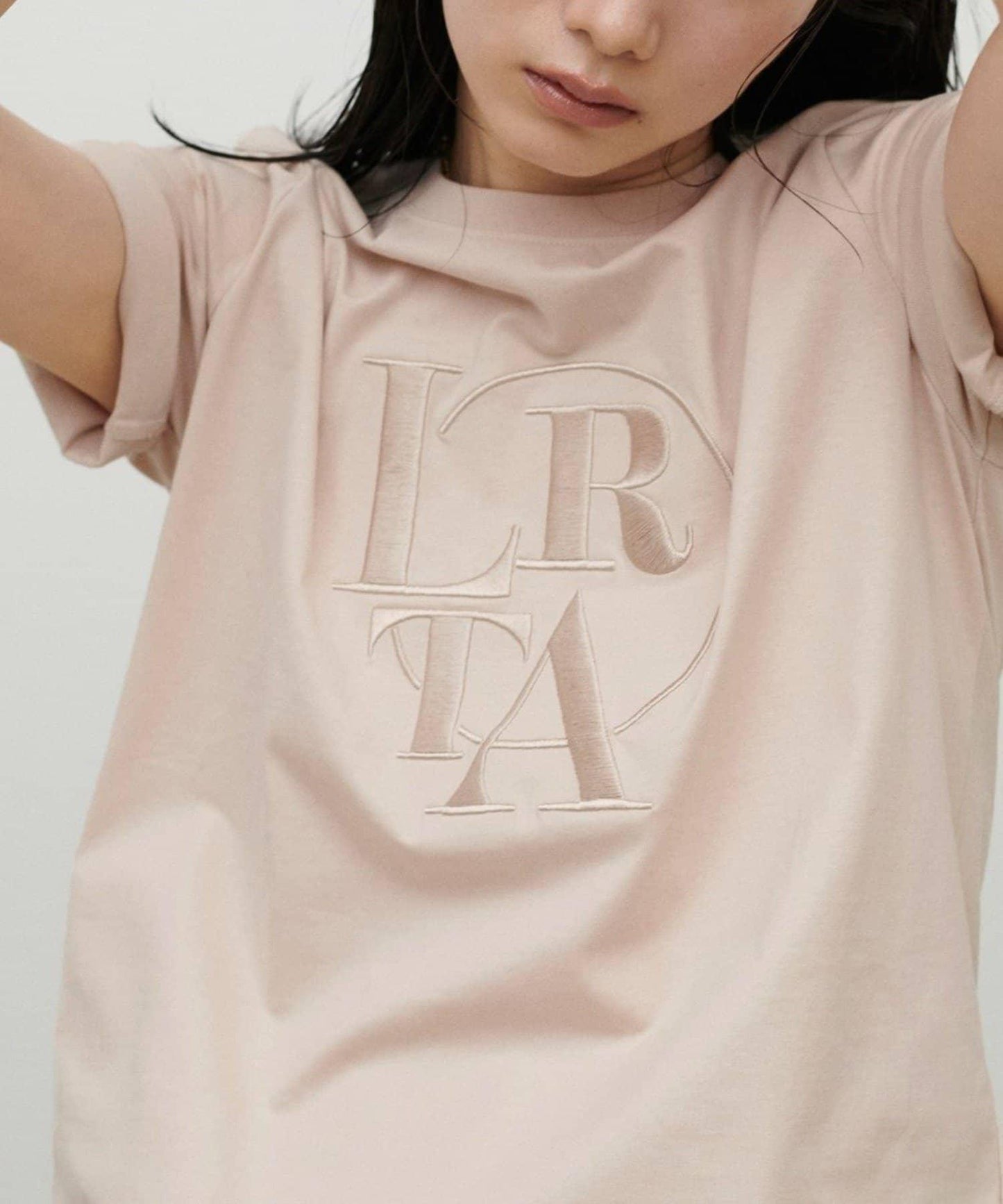 LARUTA NEW厚版Logo刺繡T恤