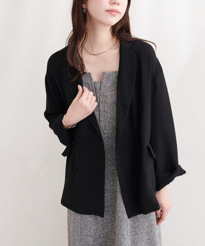 natural couture 附腰帶透視夾克