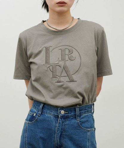 LARUTA NEW厚版Logo刺繡T恤