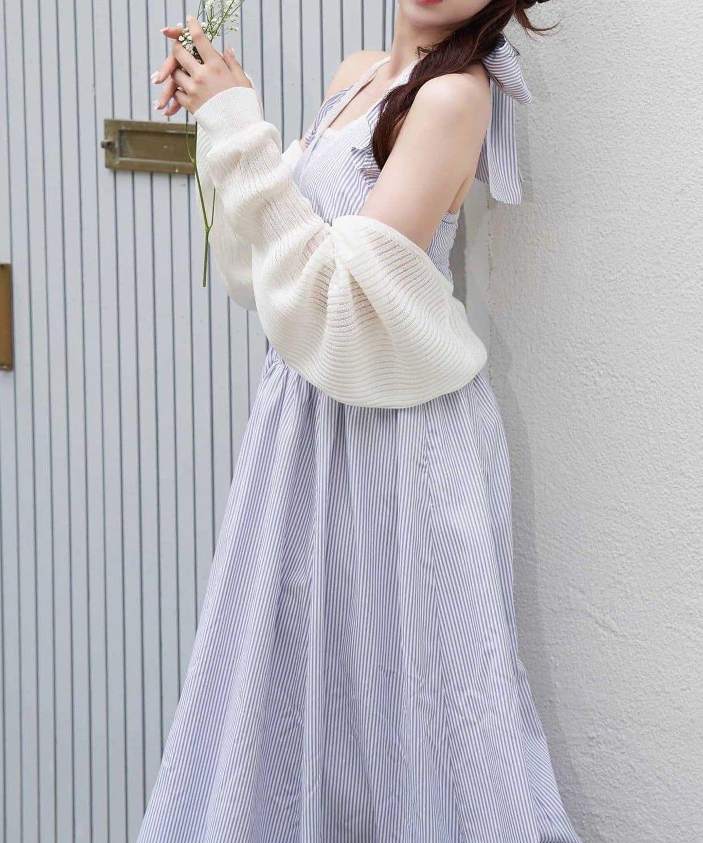 Belle Charme 掛脖長款連衣裙