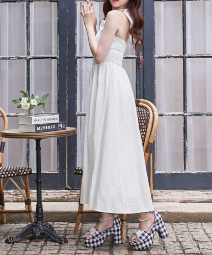 Belle Charme 掛脖長款連衣裙