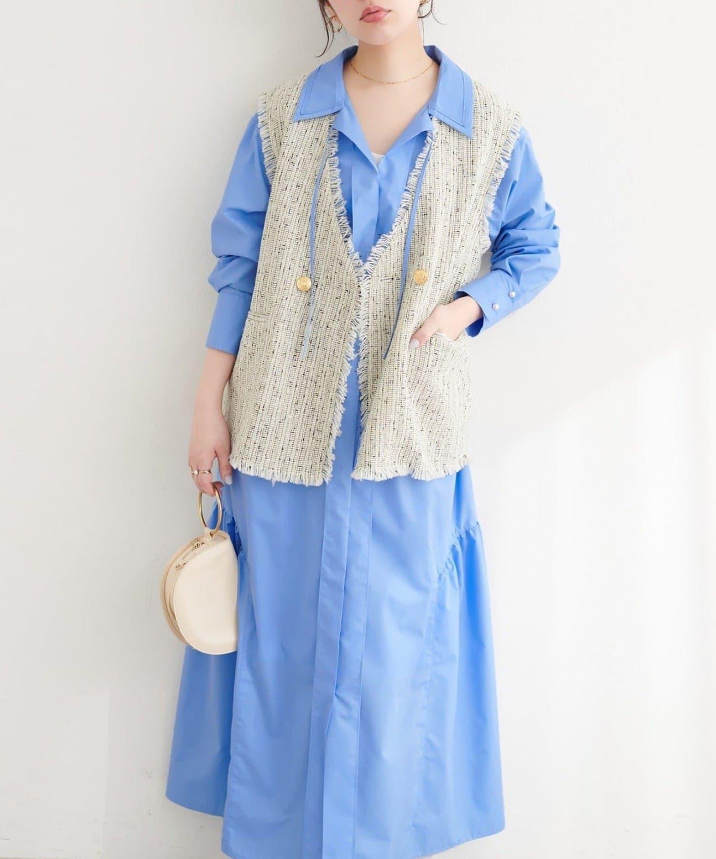 natural couture 多穿法襯衫連衣裙