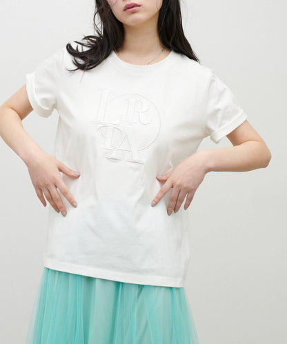 LARUTA NEW厚版Logo刺繡T恤