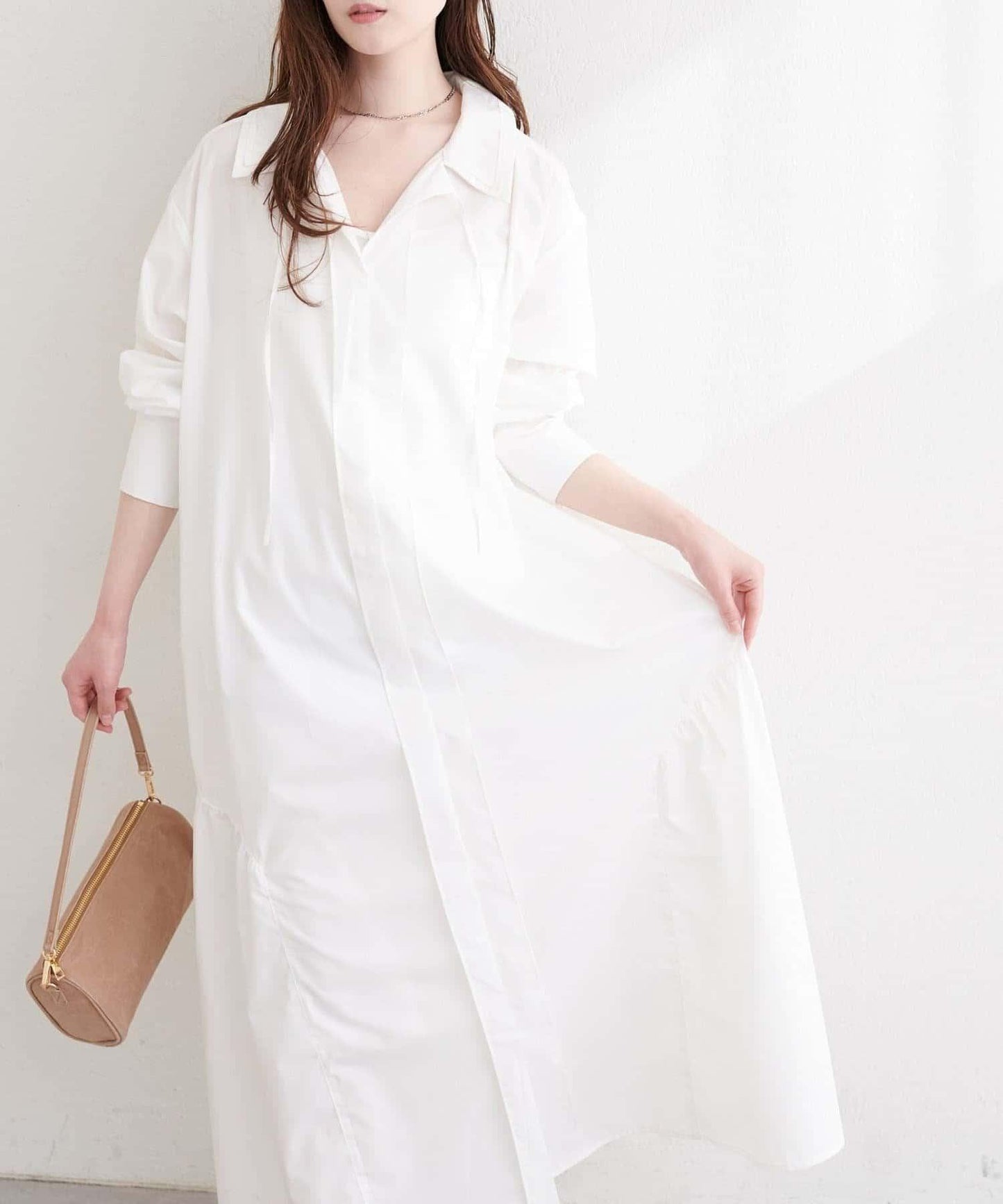 natural couture 多穿法襯衫連衣裙