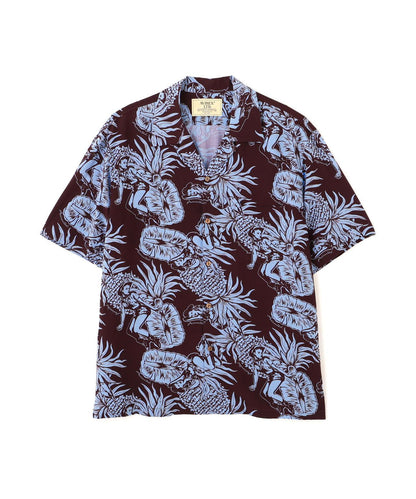 ALOHA SHIRT”PIN-UP&PINEAPPLE”