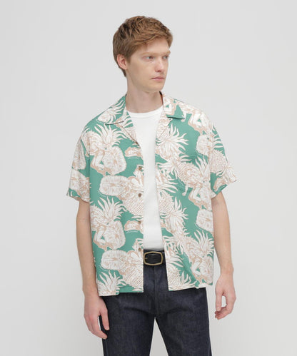 ALOHA SHIRT”PIN-UP&PINEAPPLE”