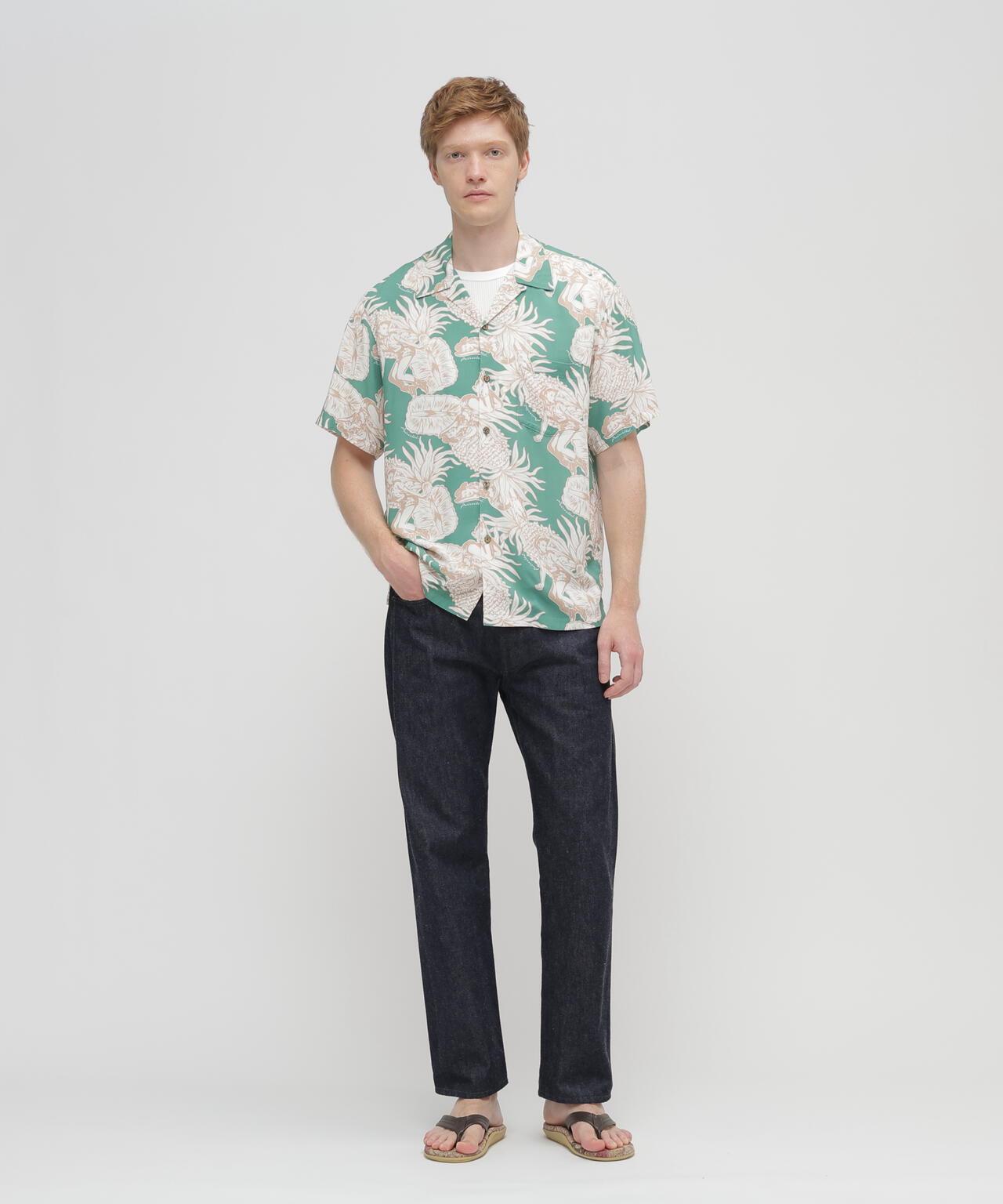 ALOHA SHIRT”PIN-UP&PINEAPPLE”