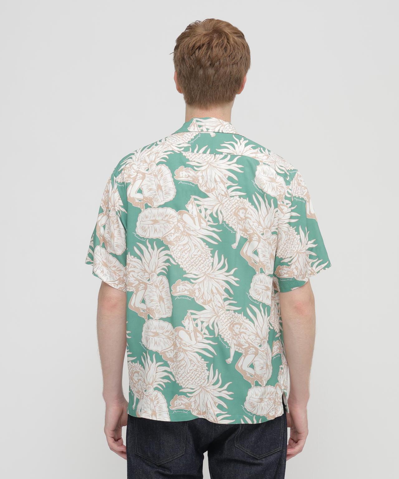 ALOHA SHIRT”PIN-UP&PINEAPPLE”