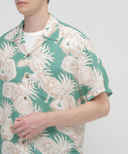 ALOHA SHIRT”PIN-UP&PINEAPPLE”