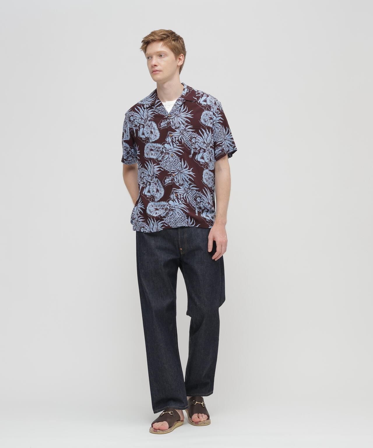 ALOHA SHIRT”PIN-UP&PINEAPPLE”