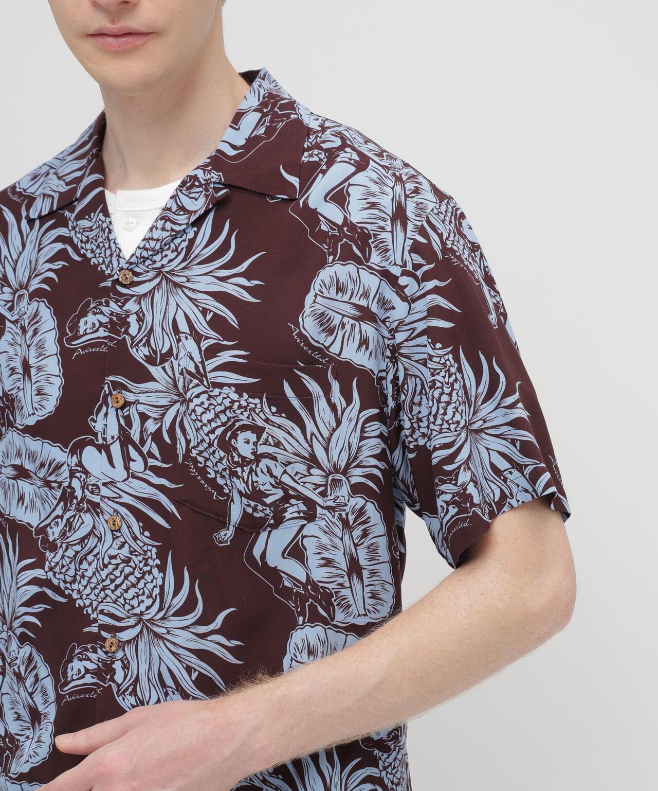 ALOHA SHIRT”PIN-UP&PINEAPPLE”