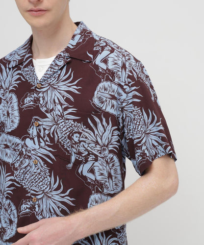 ALOHA SHIRT”PIN-UP&PINEAPPLE”