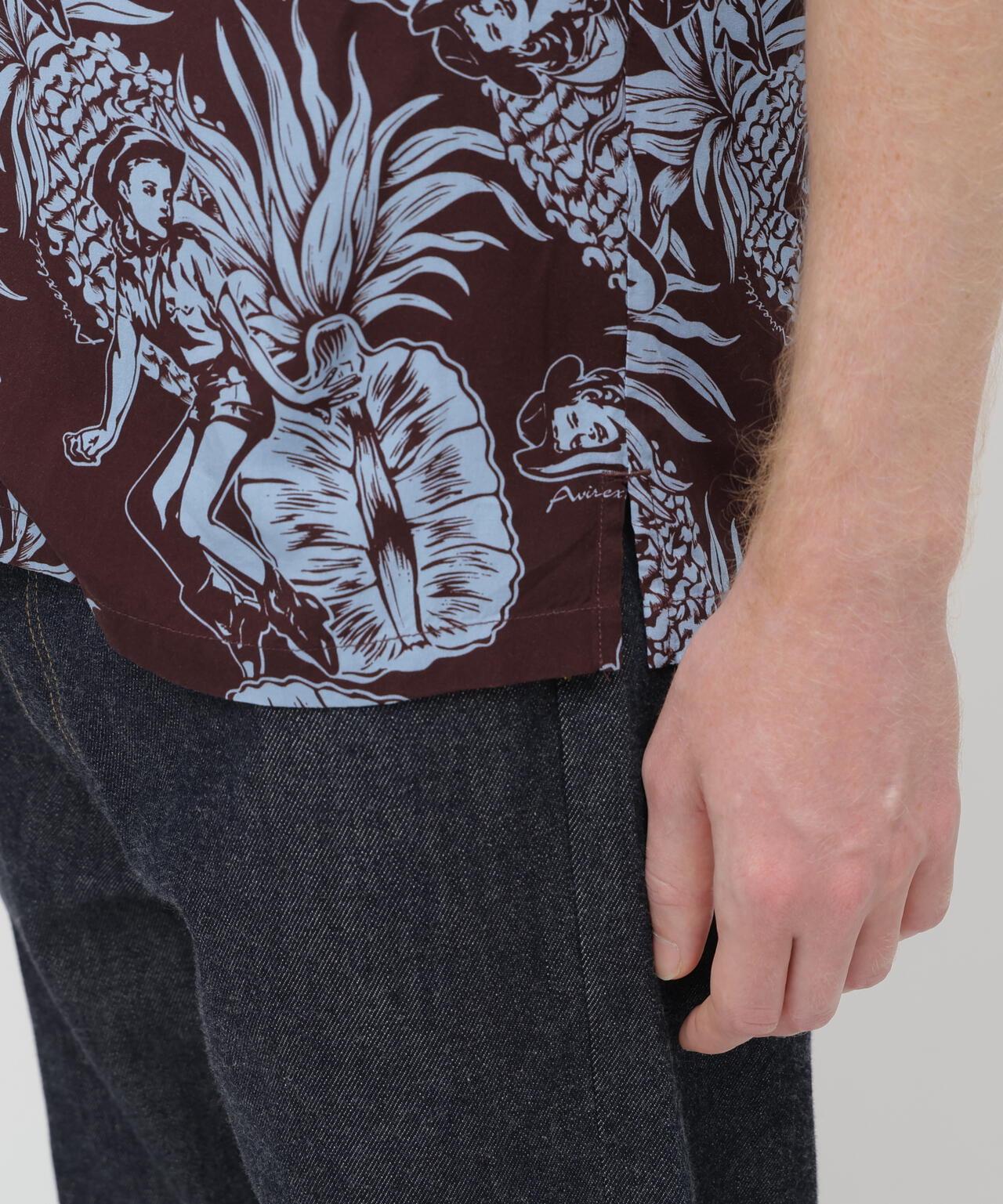 ALOHA SHIRT”PIN-UP&PINEAPPLE”