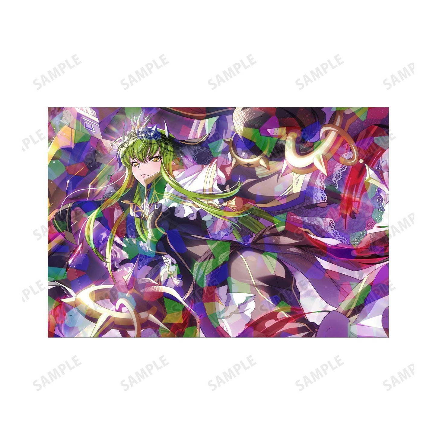 コードギアス 反逆のルルーシュ（Code Geass 反叛的魯路修） Lost Stories C.C. 全息明信片2枚套裝 ver.B